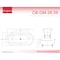 Castello Usa Daphne 59" Clawfoot Acrylic Freestanding Bathtub in Black W/ Chrome Feet CB-26-59-B-T-CH - alternate 3
